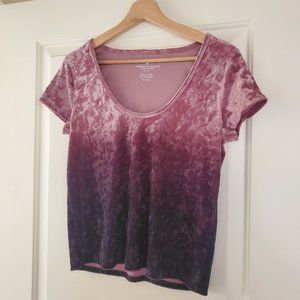 Velvet Crop top